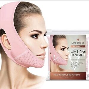 Reusable V Line Mask Facial Slimming Strap - Double Chin Reducer - Chin up Mask